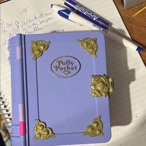 Polly Pocket Purple and Gold Diary vintage